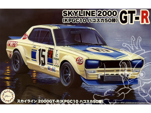 Fujimi maquette voiture 47010 Nissan Skyline 2000 GT-R KPGC10 Hakosuka 50 victoires 1/24