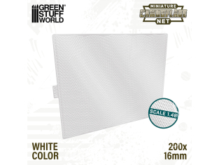 Green Stuff 13510 Filets de camouflage Blanc 1:48