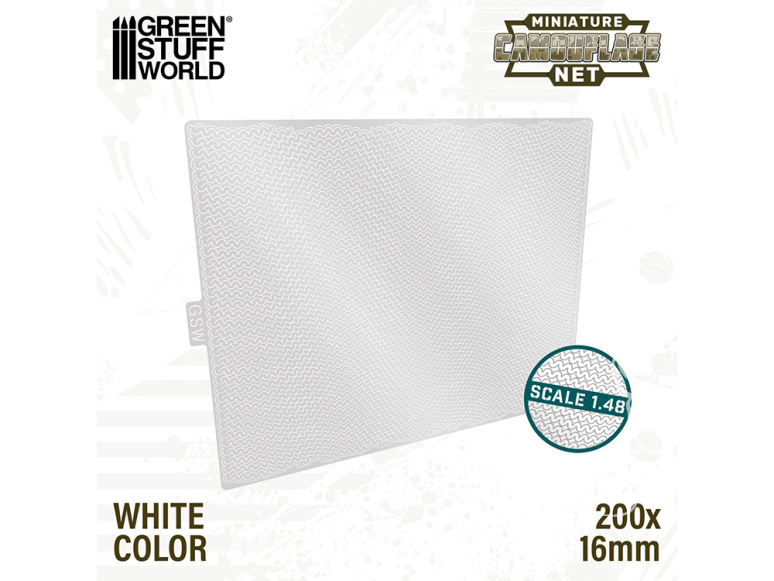 Green Stuff 13510 Filets de camouflage Blanc 1:48