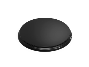 Green Stuff 5819 Socle en Bois Rond Ouvragé 240mm Noir