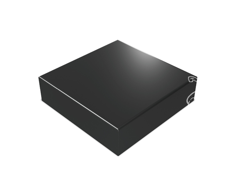 Green Stuff 5813 Socle en Bois Carré 16x16 cm Noir