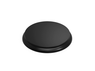 Green Stuff 5818 Socle en Bois Carré 16x16 cm Noir