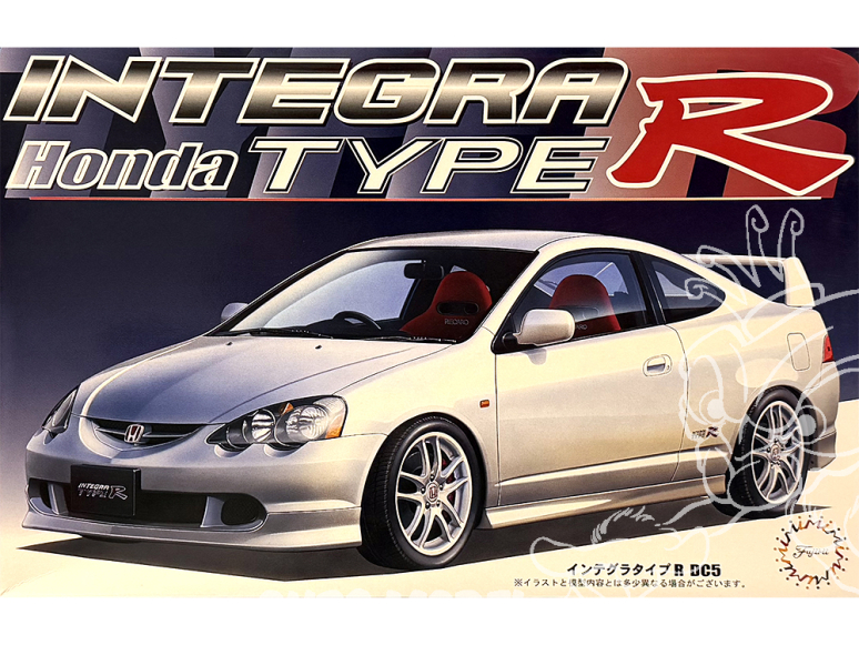 Fujimi maquette voiture 47102 Honda Integra Type R 1/24
