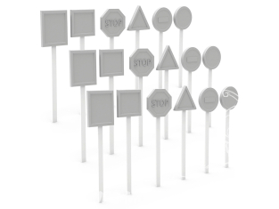 Green Stuff 12719 Panneaux de signalisation 1:35