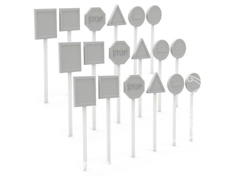 Green Stuff 12719 Panneaux de signalisation 1:35