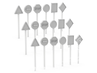 Green Stuff 13625 Panneaux de signalisation 1:48