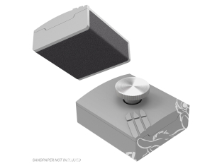 Green Stuff 14195 Porte-papier abrasif manuel plat