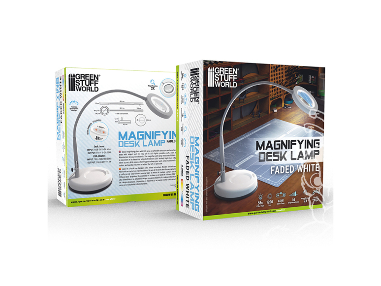 Green Stuff 5595 Lampe loupe - Faded White