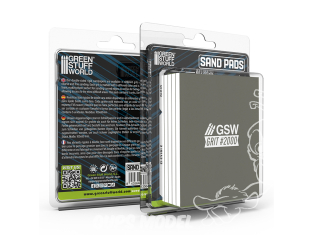 Green Stuff 13745 Tampons de ponçage rigides Grain 2000