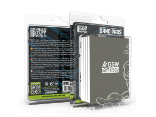 Green Stuff 13746 Tampons de ponçage rigides Grain 2500