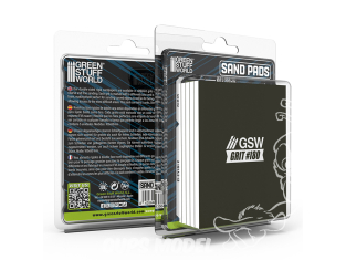 Green Stuff 13739 Tampons de ponçage rigides Grain 180