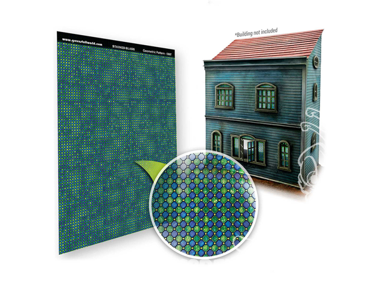 Green Stuff 13687 Vitraux Miniatures Motif géométrique 1/35 1/48