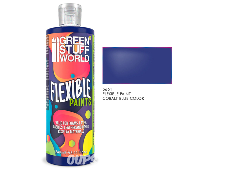 Green Stuff 5660 Peinture souple bleu cobalt 240ml