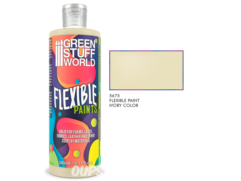 Green Stuff 5675 Peinture souple ivoire 240ml