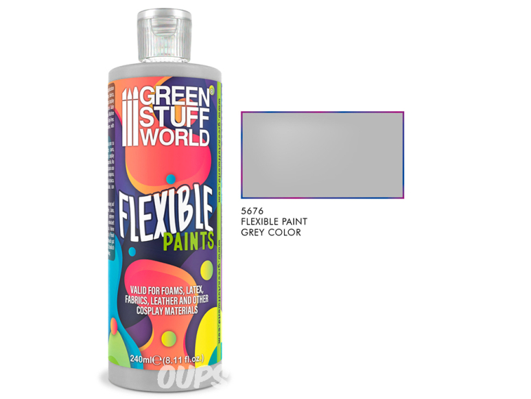 Green Stuff 5676 Peinture souple gris 240ml