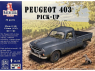 Hachecka Prints maquette voiture Peugeot 403 1/48