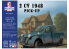 Hachecka Prints maquette voiture HKP-02-05-48 Citroën 2CV Pick-Up 1948 1/48