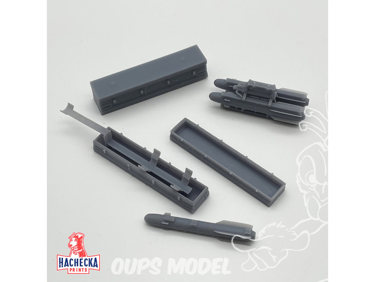 Hachecka Prints maquette hélicoptère HKP-03-08-35 Add-on Tigre Caisses Hellfire 1/35