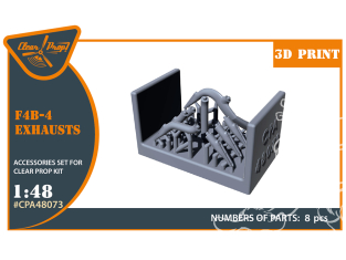 Clear Prop kit amélioration CPA48073 Echappement F4B-4 Kit CP 1/48