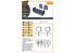 Clear Prop kit amélioration CPA48077 Set de roues pour F4B-4 Kit CP 1/48