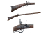 Atlantis maquette P195 Fusil long Frontiersman Kentucky à chargement par la bouche américain 1,35 m de long 1/1