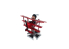 Atlantis maquette M5903 Caricature miniature Fokker Triplane du Baron Rouge, 19 cm de haut. Piles requises non incluses