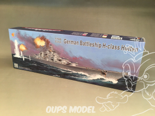 Very Fire Hobby maquette bateau VF700906-DLX Cuirassé allemand de classe H Hutten deluxe version 1/700