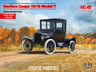 Icm maquette militaire 35830 Médecins 1918 Modèle T Coupé WWI 1/35