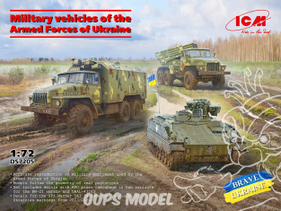 Icm maquette militaire DS7205 Véhicules militaires des forces armées ukrainiennes 1/72