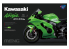 MENG MT-008S Kawasaki Ninja ZX-10RR Kawasaki ZX-10RR Pre-colored Edition 1/9