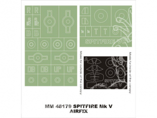 Montex Maxi Mask MM48179 Spitfire MkVC Airfix 1/48