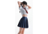 Hasegawa maquette figurine 52446 Collection 12 n° 44 Fille en uniforme marin 1/12