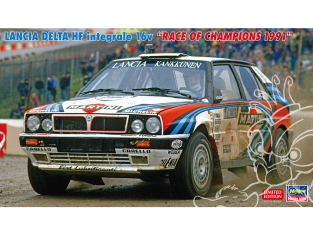 Hasegawa maquette voiture 20785 Lancia Delta HF Integrale 16v Course des Champions 1991 1/24