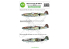 ASK Art Scale Kit Décalcomanies D32098 Messerschmitt Bf 109K-4 Partie 5 Swan song of the Messerschmitts 1/32