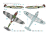 ASK Art Scale Kit Décalcomanies D32098 Messerschmitt Bf 109K-4 Partie 5 Swan song of the Messerschmitts 1/32
