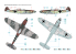 ASK Art Scale Kit Décalcomanies D32098 Messerschmitt Bf 109K-4 Partie 5 Swan song of the Messerschmitts 1/32