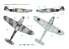 ASK Art Scale Kit Décalcomanies D32098 Messerschmitt Bf 109K-4 Partie 5 Swan song of the Messerschmitts 1/32