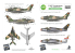 ASK Art Scale Kit Décalcomanies D48081 F-84F Thunderstreak Partie 1 - Belgian Air Force 1/48