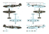 ASK Art Scale Kit Décalcomanies D48083 Early Nightfighters Messerschmitt Bf 109D 1/48