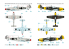 ASK Art Scale Kit Décalcomanies D48084 Early Birds Messerschmitt Bf 109B/D 1/48