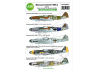 ASK Art Scale Kit Décalcomanies D48085 Messerschmitt Bf 109K-4 Partie 2 Swan song of the Messerschmitts 1/48