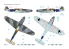 ASK Art Scale Kit Décalcomanies D48085 Messerschmitt Bf 109K-4 Partie 2 Swan song of the Messerschmitts 1/48