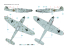 ASK Art Scale Kit Décalcomanies D48085 Messerschmitt Bf 109K-4 Partie 2 Swan song of the Messerschmitts 1/48