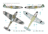 ASK Art Scale Kit Décalcomanies D48085 Messerschmitt Bf 109K-4 Partie 2 Swan song of the Messerschmitts 1/48