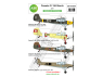 ASK Art Scale Kit Décalcomanies D72039 Fieseler Fi 156 Storch Partie 1 1/72