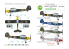 ASK Art Scale Kit Décalcomanies D72039 Fieseler Fi 156 Storch Partie 1 1/72