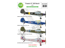ASK Art Scale Kit Décalcomanies D72040 Fieseler Fi 156 Storch Partie 2 1/72