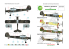 ASK Art Scale Kit Décalcomanies D72040 Fieseler Fi 156 Storch Partie 2 1/72