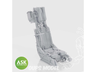 ASK Art Scale Kit accessoire A48071 Siège éjectable SJU-4 avec harnais AV-8B Harrier II Plus UMa Model 1/48