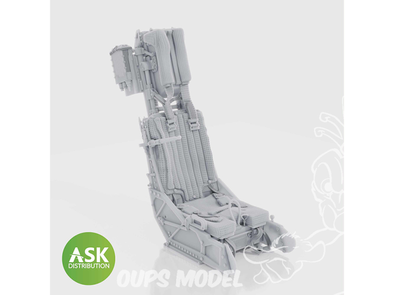 ASK Art Scale Kit accessoire A48071 Siège éjectable SJU-4 avec harnais AV-8B Harrier II Plus UMa Model 1/48